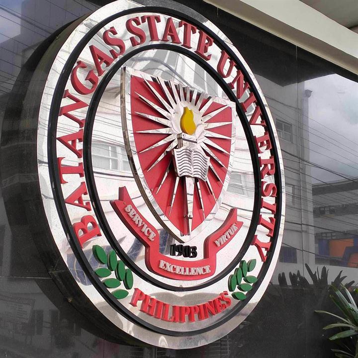 Batangas State University stainless steel seal